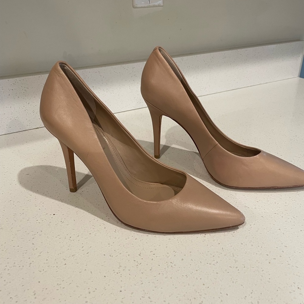 BCBGMaxAzria Classic Nude Heels